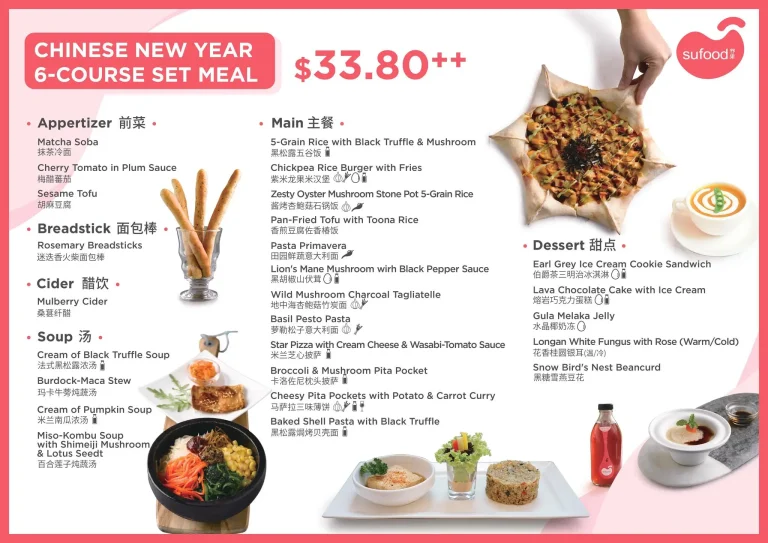 Sufood Menu Singapore PRICES UPDATED APRIL 2024