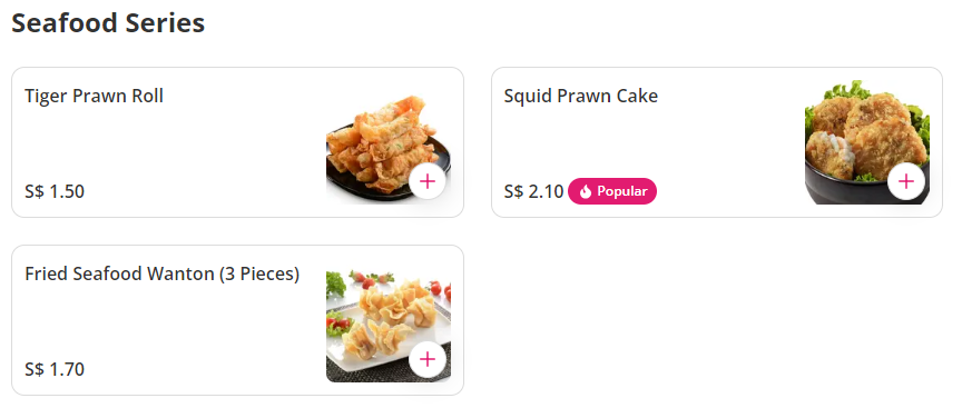 1A CRISPY PUFFS SEAFOOD SERIES PRICES
