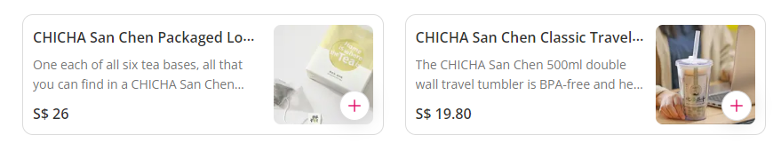 CHICHA SAN CHEN TEA LEAVES AND GIFT SETS PRICES