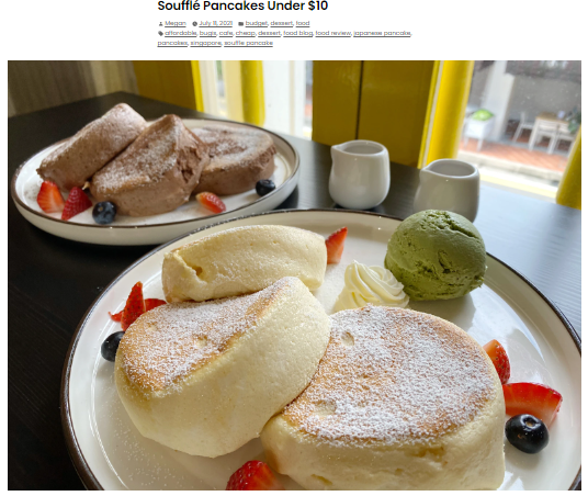 Twenty Grammes Singapore suffle  pancake